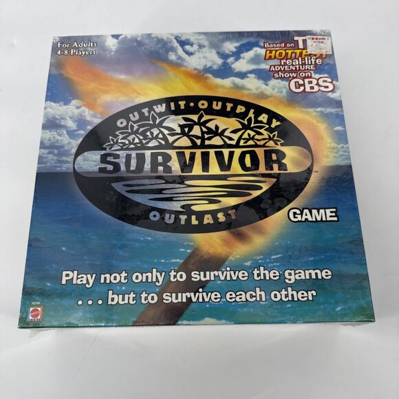 Vintage Survivor Outwit Outplay Outlast TV Show Board Game - NEW Sealed in Box - Picture 1 of 3
